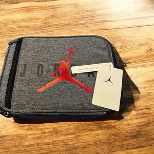 NEW! NIKE Air Jordan INSULATED LUNCH TOTE Bag Camp Work Beach CARBON HEATHER